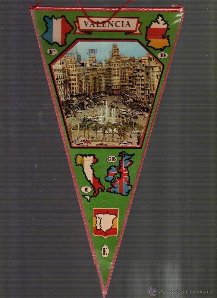 Fanions de collection: BANDER&Iacute;N PLASTIFICADO DE VALENCIA