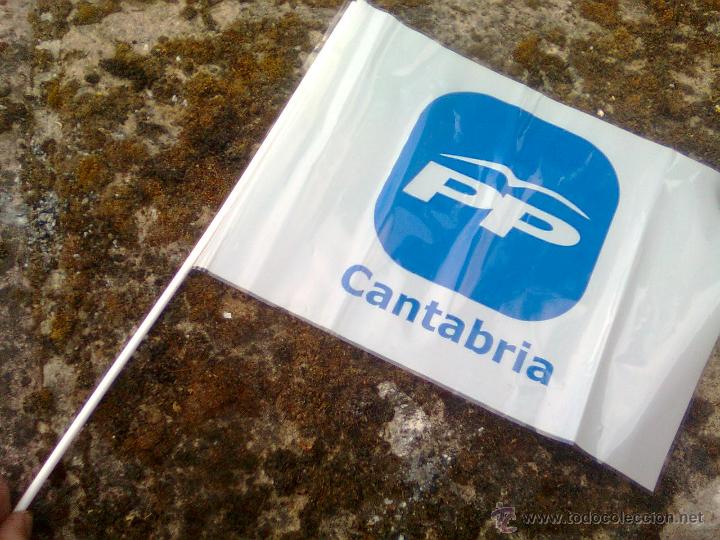 Sammlung von Wimpeln: Banderin PP cantabria. eleciones autonomicas 2015
