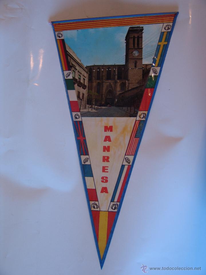 Sammlung von Wimpeln: BANDERIN DE MANRESA A&Ntilde;OS 60-70