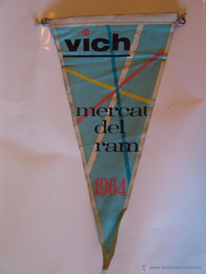 Bandierine di collezione: BANDERIN DE VICH MERCAT DEL RAM 1964