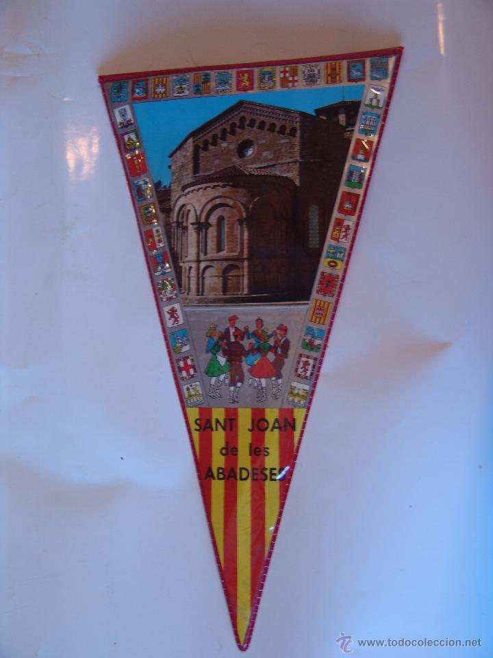 Bandierine di collezione: BANDERIN DE SANT JOAN DE LES ABADESES A&Ntilde;OS 60-70