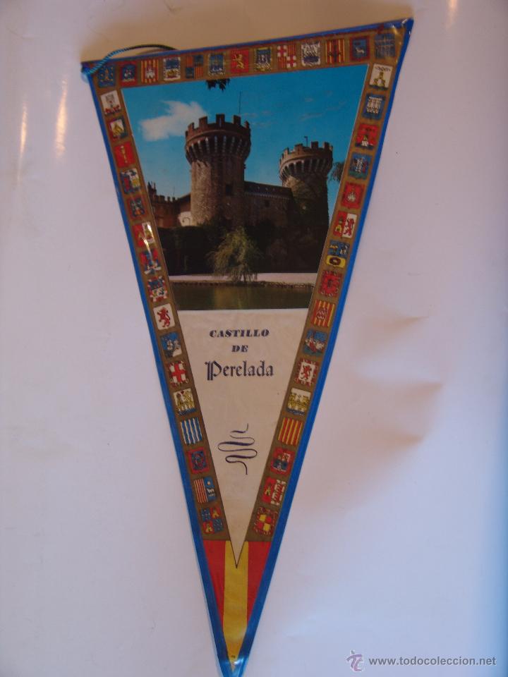 Bandierine di collezione: BANDERIN DE CASTILLO DE PERELADA A&Ntilde;OS 60-70