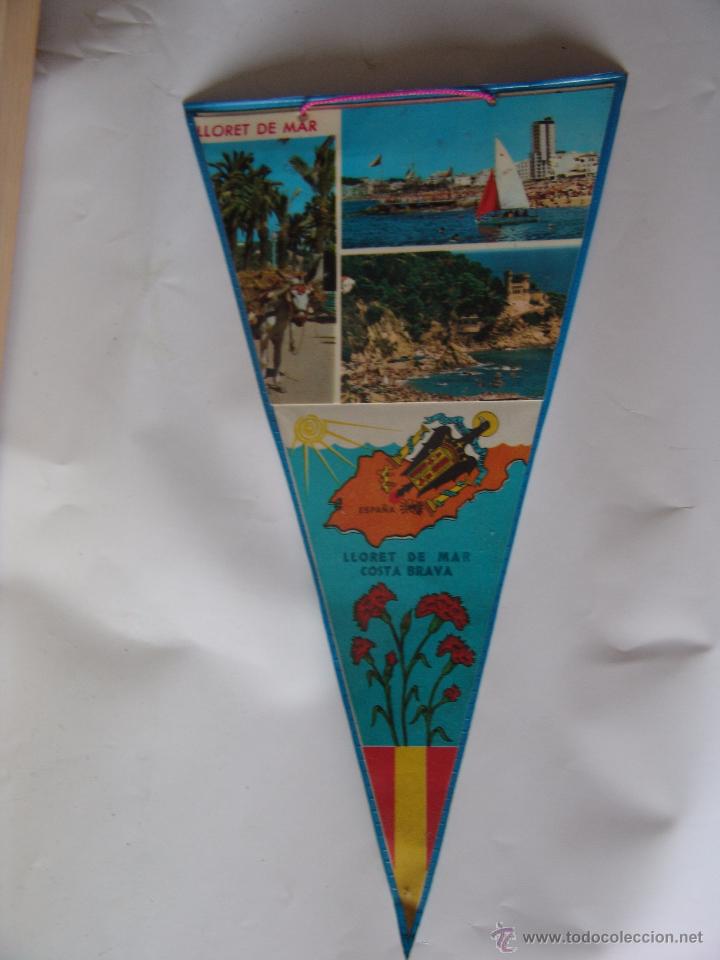 Bandierine di collezione: BANDERIN DE LLORET DE MAR A&Ntilde;OS 60-70