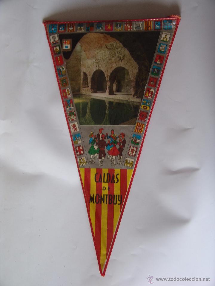 Collection pennants: BANDERIN DE CALDAS DE MONTBUY A&Ntilde;OS 60-70