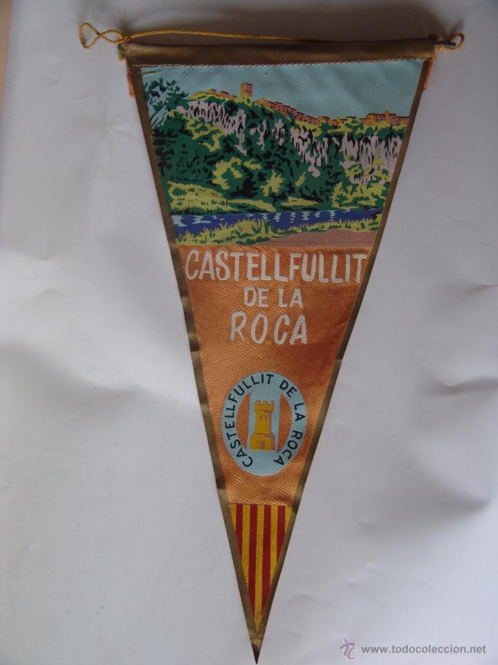 Collection pennants: BANDERIN DE CASTELLFULLIT DE LA ROCA A&Ntilde;OS 60-70
