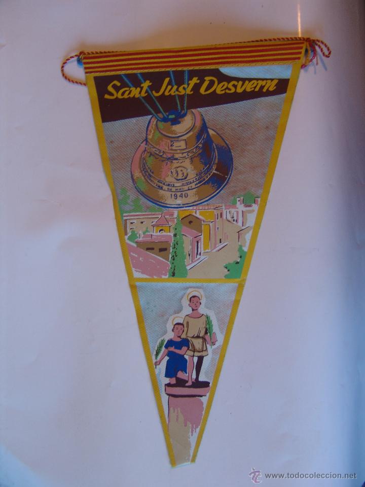 Sammlung von Wimpeln: BANDERIN DE SANT JUST DESVERN A&Ntilde;OS 60-70
