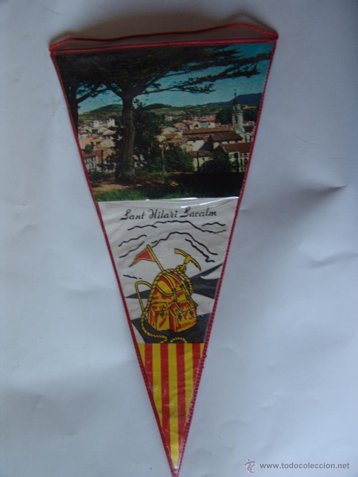 Collection pennants: BANDERIN DE SANT HILARI SACALM A&Ntilde;OS 60-70