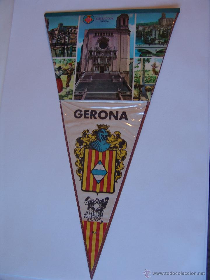 Collection pennants: BANDERIN DE GERONA A&Ntilde;OS 60-70