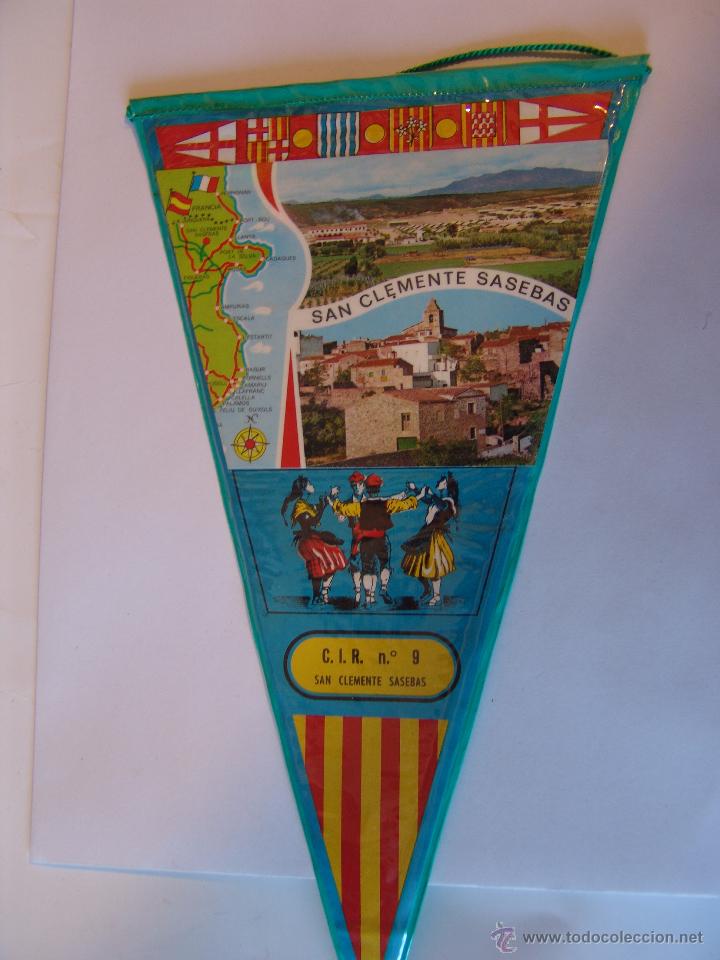 Bandierine di collezione: BANDERIN DE SAN CLEMENTE SASEBAS A&Ntilde;OS 60-70