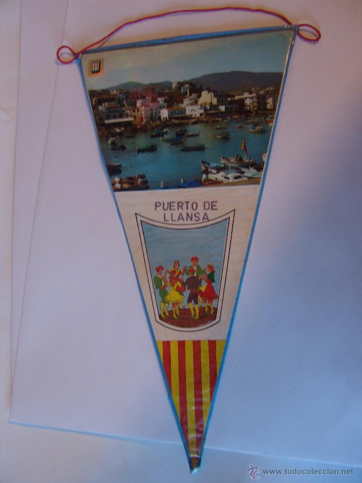 Bandierine di collezione: BANDERIN DE PUERTO DE LLANSA A&Ntilde;OS 60-70