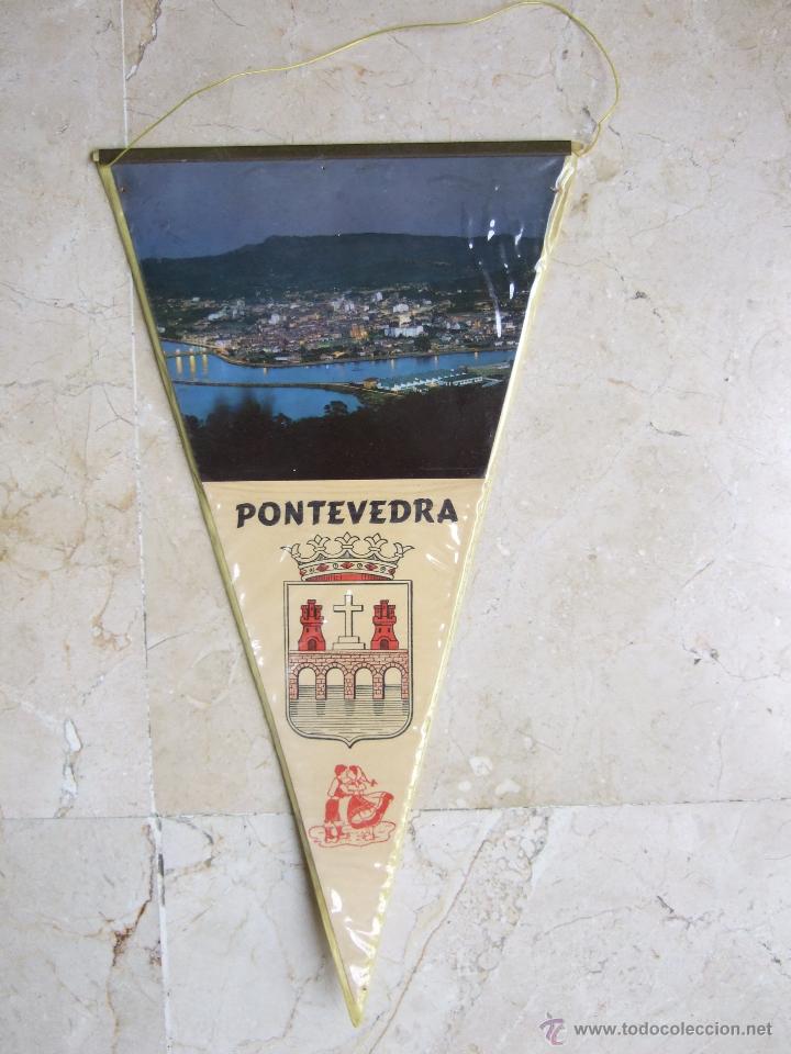 Collection pennants: BANDERIN A&Ntilde;OS 60/70 - PONTEVEDRA - 28X13