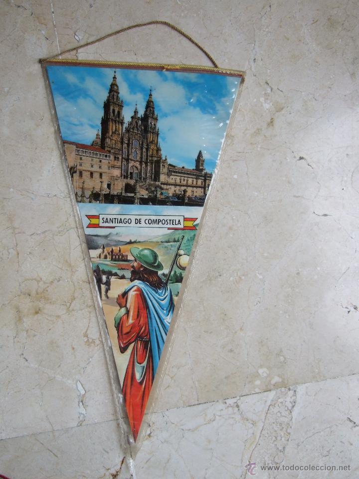 Collection pennants: BANDERIN A&Ntilde;OS 60/70 - SANTIAGO DE COMPOSTELA - 28X13