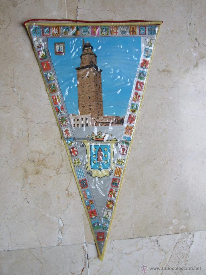 Collection pennants: BANDERIN A&Ntilde;OS 60/70 - LA CORU&Ntilde;A - 28X13