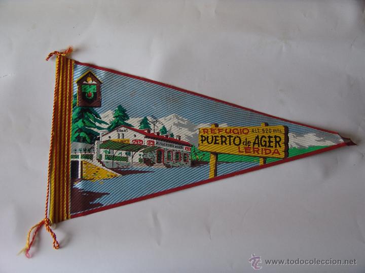 Collection pennants: BANDERIN DE REFUGIO PUERTO DE AGER LERIDA A&Ntilde;OS 60-70