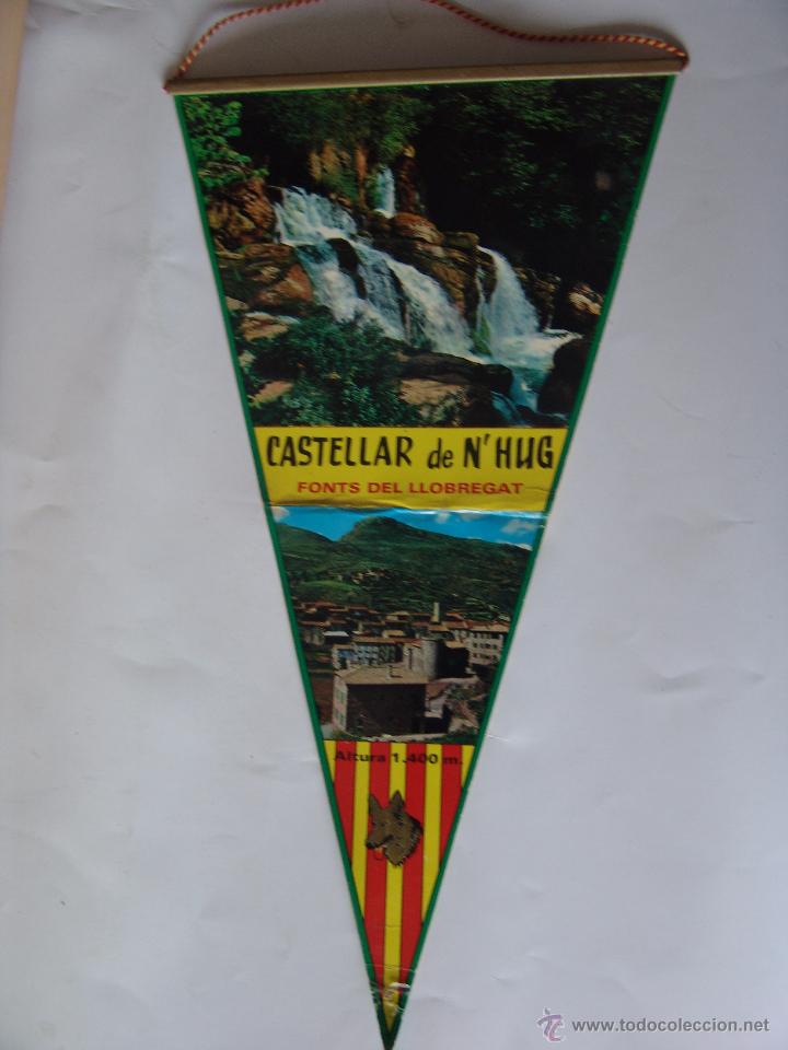Collection pennants: BANDERIN DE CASTELLAR DE N`HUG A&Ntilde;OS 60-70