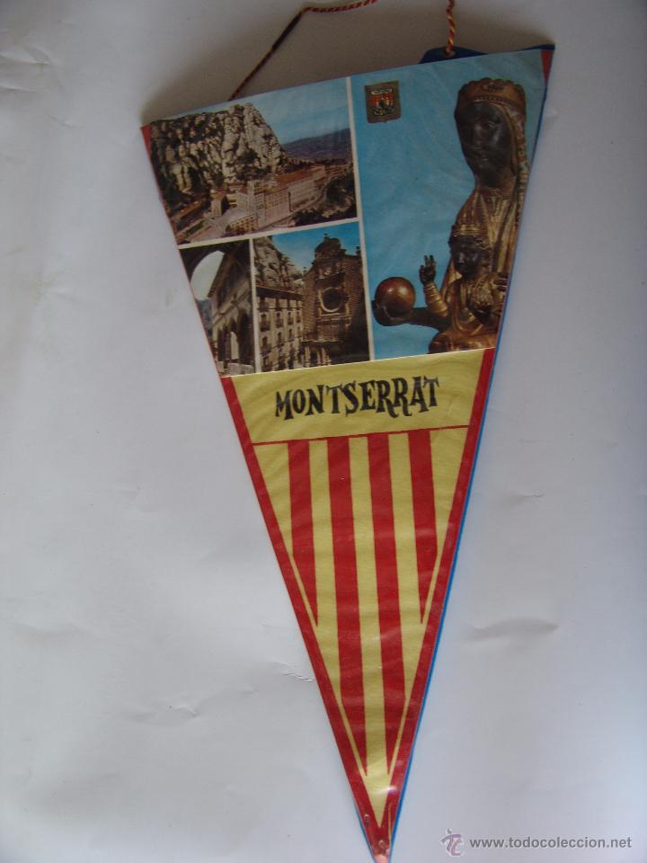 Collection pennants: BANDERIN DE MONTSERRAT A&Ntilde;OS 60-70
