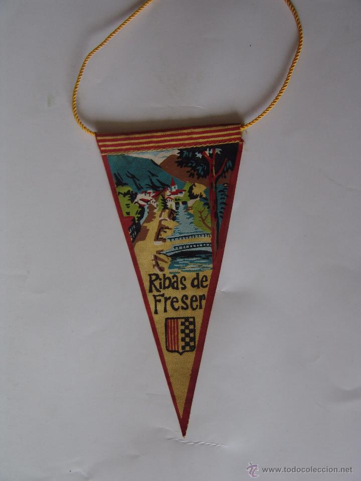 Collection pennants: BANDERIN MINI DE RIBAS DE FRESER RIBES DE FRESER A&Ntilde;OS 60-70  11 CM