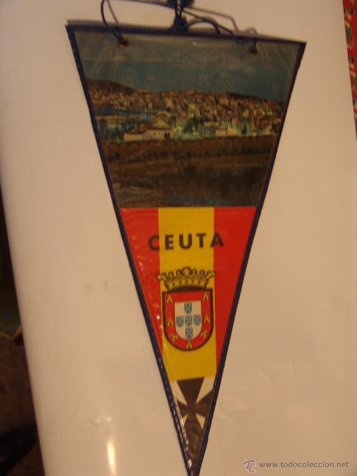 Collection pennants: BANDERIN DE CEUTA A&Ntilde;OS 60-70