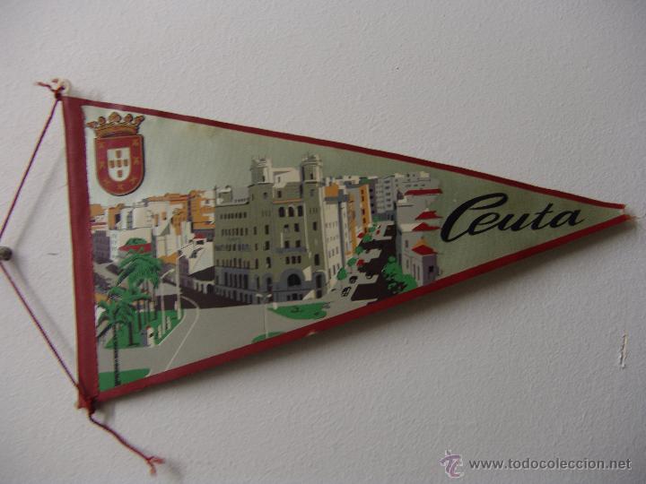 Collection pennants: BANDERIN DE CEUTA A&Ntilde;OS 60-70