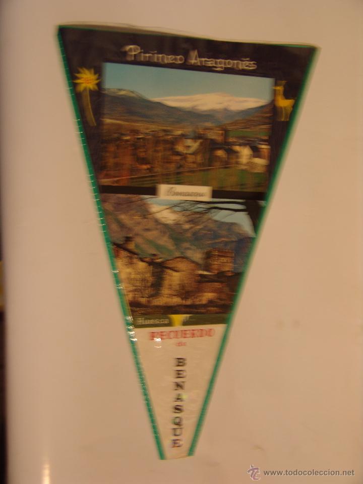 Collection pennants: BANDERIN DE BENASQUE HUESCA PIRINEO ARAGONES A&Ntilde;OS 60-70