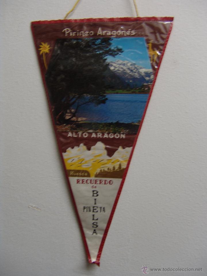 Collection pennants: BANDERIN DE BIELSA PINETA ALTO ARAGON HUESCA A&Ntilde;OS 60-70