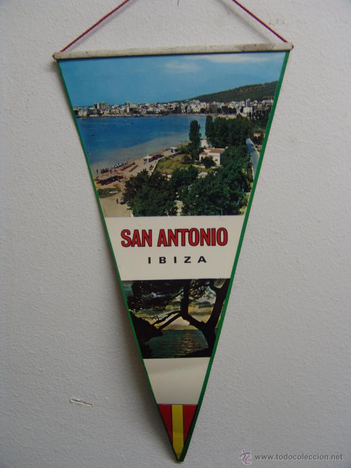 Collection pennants: BANDERIN DE SAN ANTONIO IBIZA A&Ntilde;OS 60-70