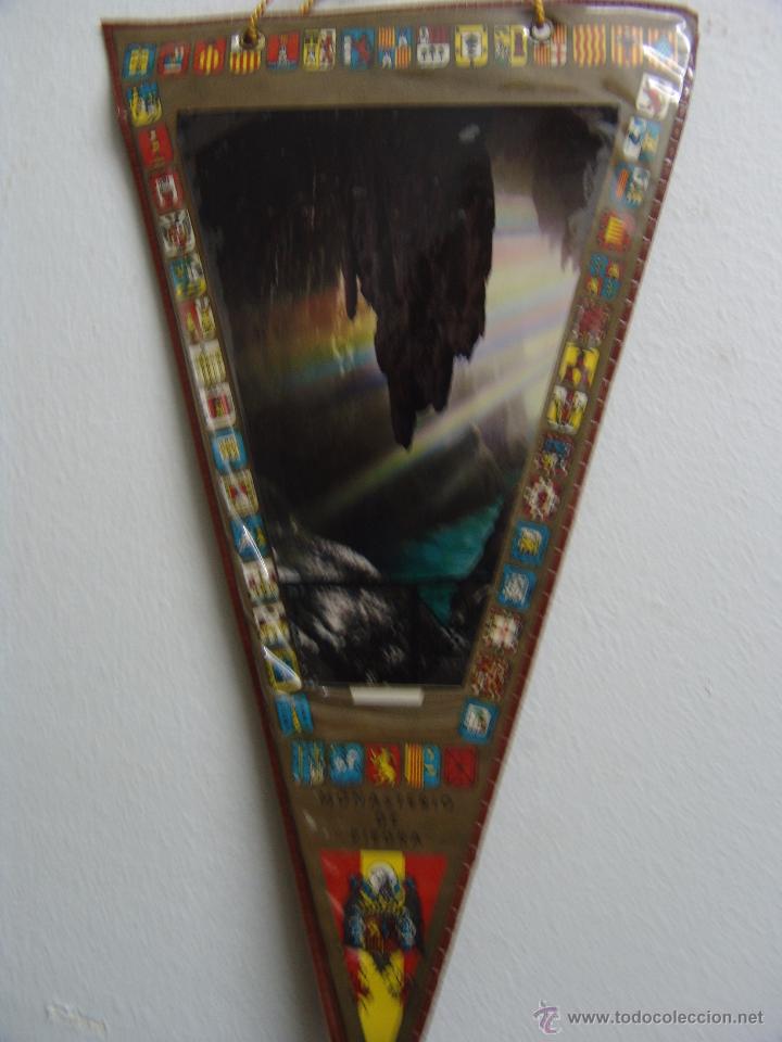Collection pennants: BANDERIN DE MONASTERIO DE PIEDRA A&Ntilde;OS 60-70