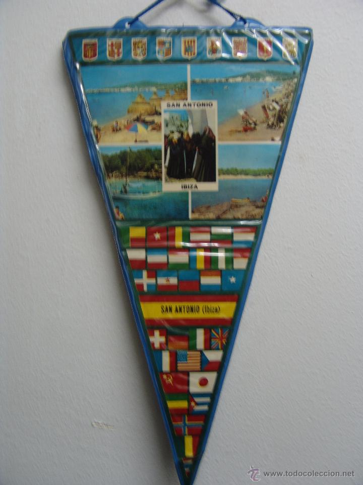 Collection pennants: BANDERIN DE SAN ANTONIO IBIZA A&Ntilde;OS 60-70