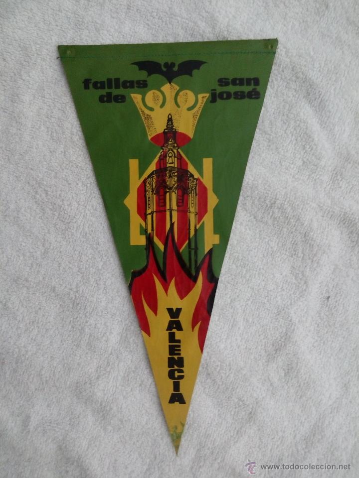 Collection pennants: BANDER&Iacute;N LONA FALLAS DE SAN JOSE VALENCIA A&Ntilde;OS 60