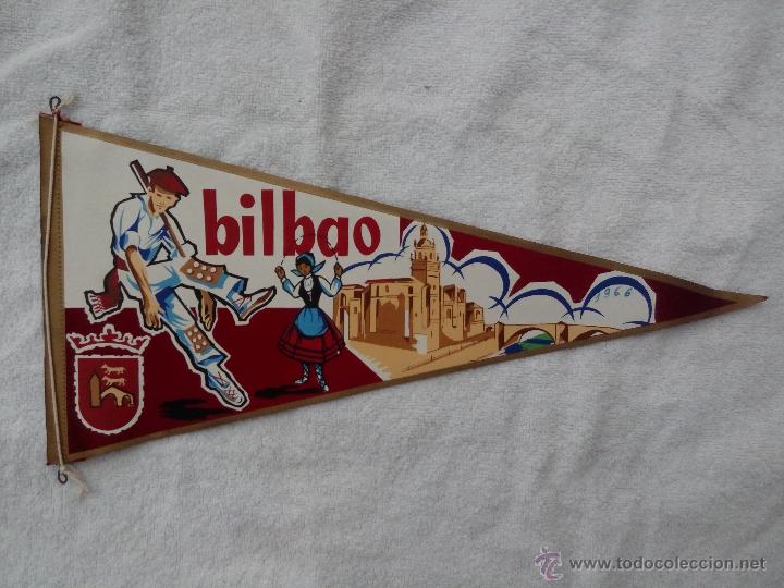 Collection pennants: BANDER&Iacute;N GRANDE LONA BILBAO A&Ntilde;OS 60