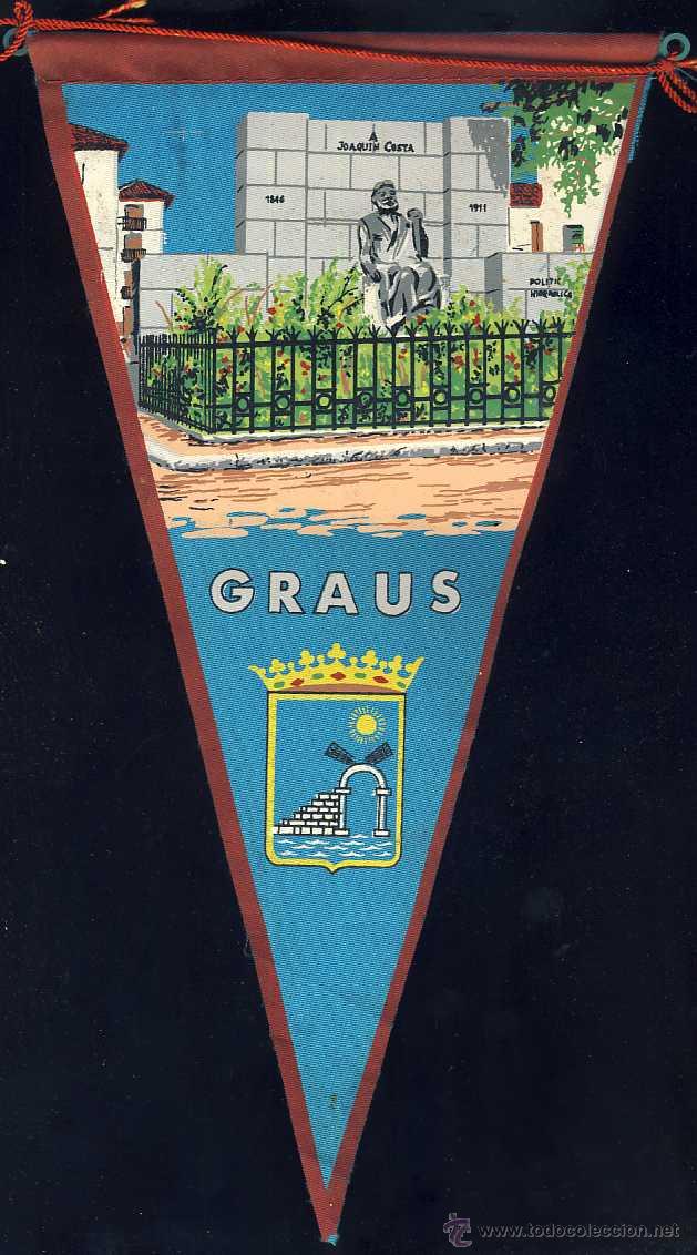 Banderines de colecci&oacute;n: Banderin de GRAUS - Foto 1