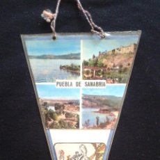 Banderines de colección: ANTIGUO BANDERÍN DE PUEBLA DE SANABRIA (DOS CARAS). Lote 53289953