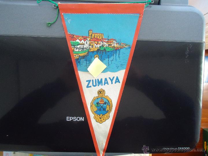 Galhardetes de cole&ccedil;&atilde;o: banderin zumaya zumaia guipuzcoa gipuzkoa euskadi pais vasco urola costa puerto pesquero cantabrico