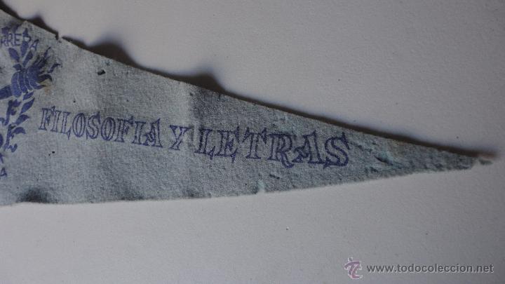 Collection pennants: ANTIGUO BANDERIN FIN DE CARRERA FILOSOFIA Y LETRAS 1967-68.SEVILLA.