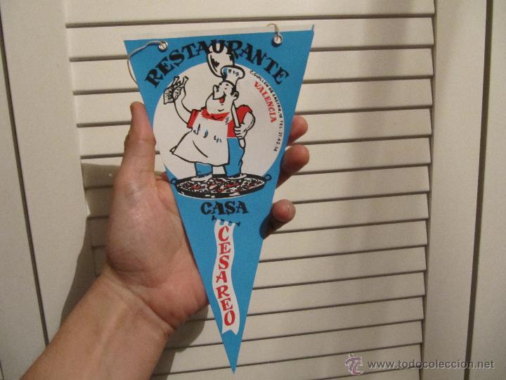 Fanions de collection: Banderin del Restaurante Casa Cesareo , Valencia