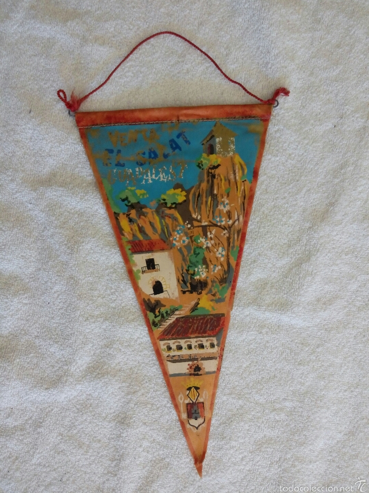 Sammlung von Wimpeln: BANDER&Iacute;N LONA GUADALEST A&Ntilde;OS 60