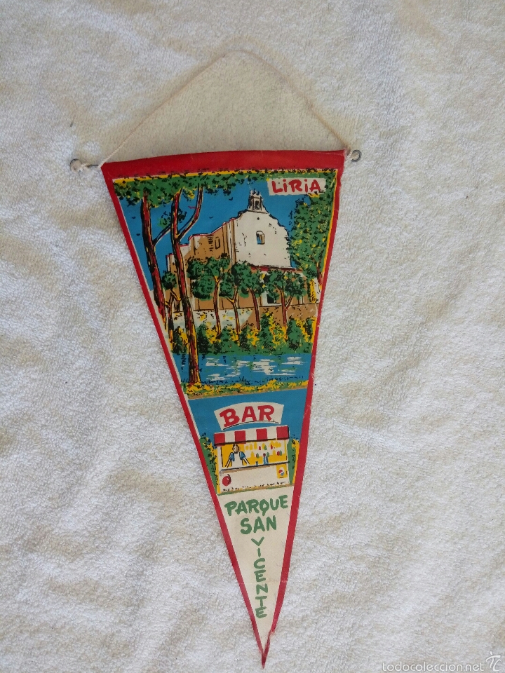 Sammlung von Wimpeln: BANDER&Iacute;N LONA PARQUE SAN VICENTE LIRIA A&Ntilde;OS 60