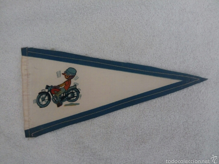 Collection pennants: BANDER&Iacute;N LONA MOTO 1 A&Ntilde;OS 60