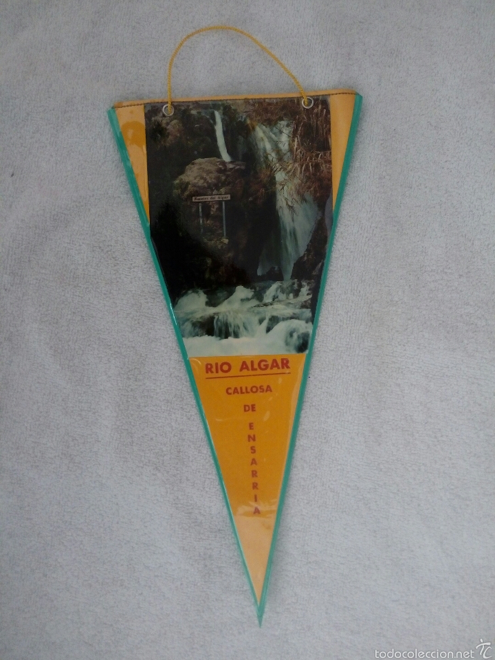 Collection pennants: BANDER&Iacute;N PLASTIFICADO RIO ALGAR CALLOSA DE ENSARRIA A&Ntilde;OS 60