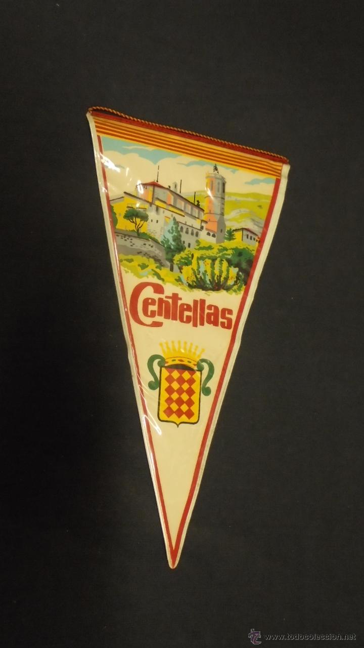 Collection pennants: BANDERIN - CENTELLAS - APROX. 28 CM X 15 CM.