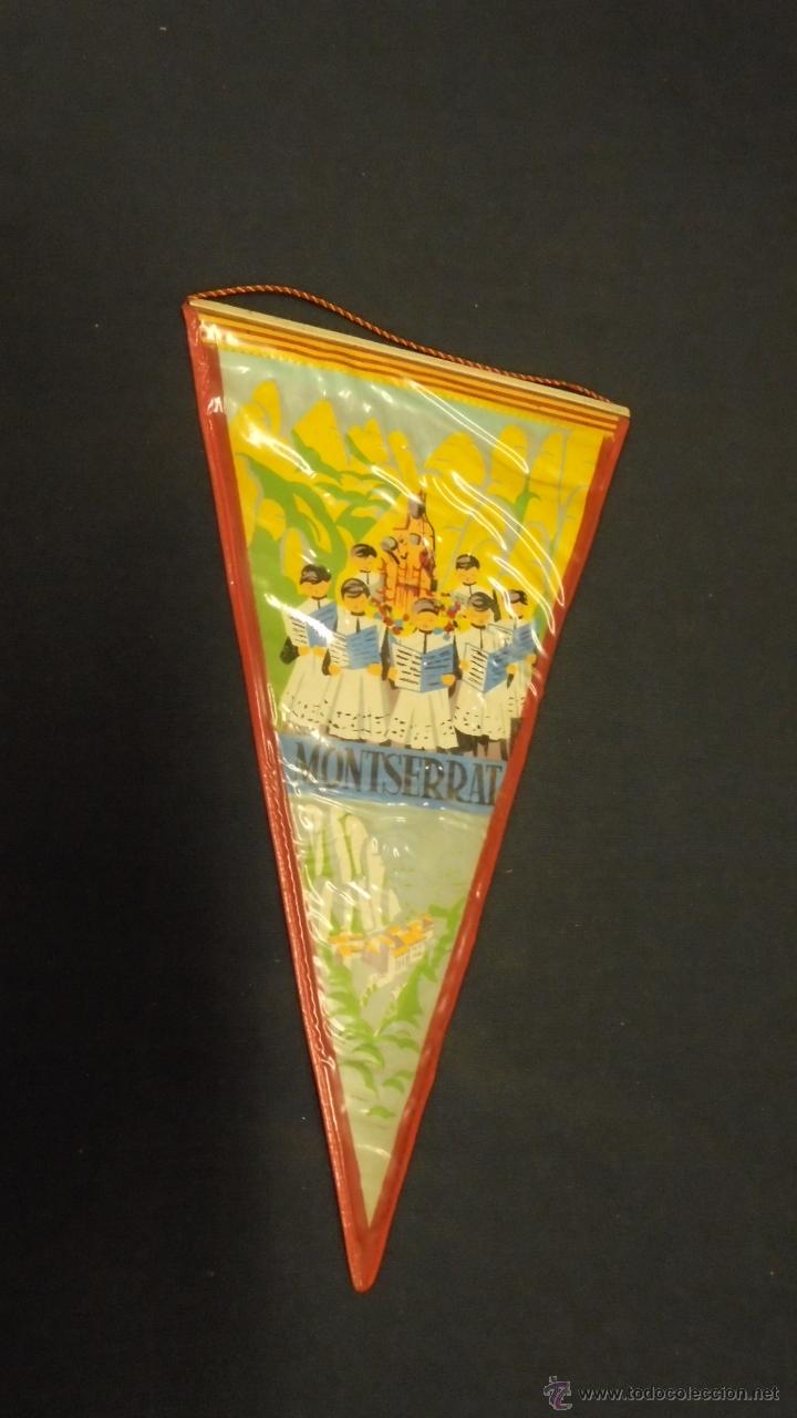 Collection pennants: BANDERIN - MONTSERRAT - APROX. 28 CM X 15 CM.