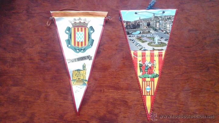 Banderines de colecci&oacute;n: 2 BANDERINES GIRONA - Foto 1
