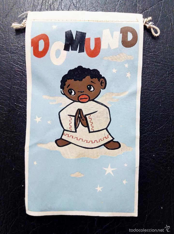 Fanions de collection: BANDER&Iacute;N DOMUND CON ANGELITO - A&Ntilde;OS 60.