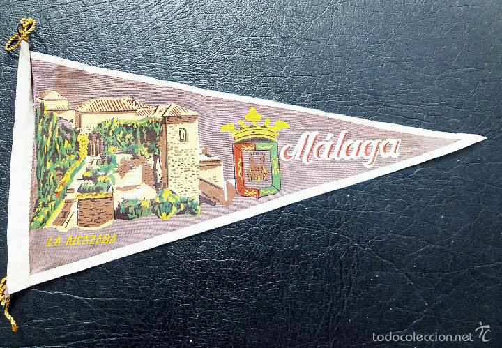 Fanions de collection: BANDER&Iacute;N LA ALCAZABA - M&Aacute;LAGA - A&Ntilde;OS 60.
