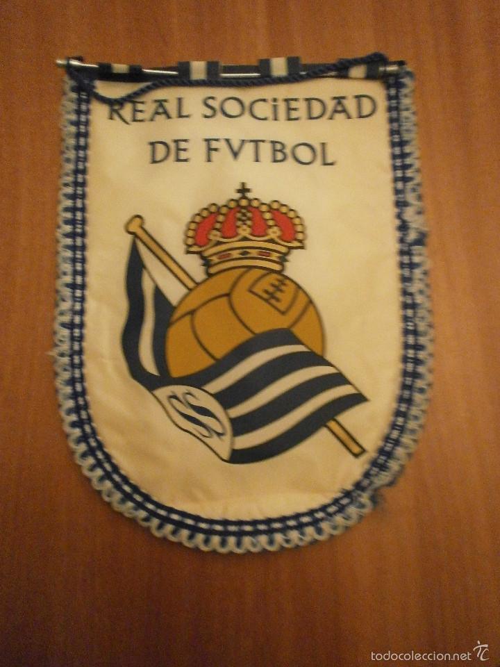 Fanions de collection: BANDERIN.REAL SOCIEDAD DE FUTBOL