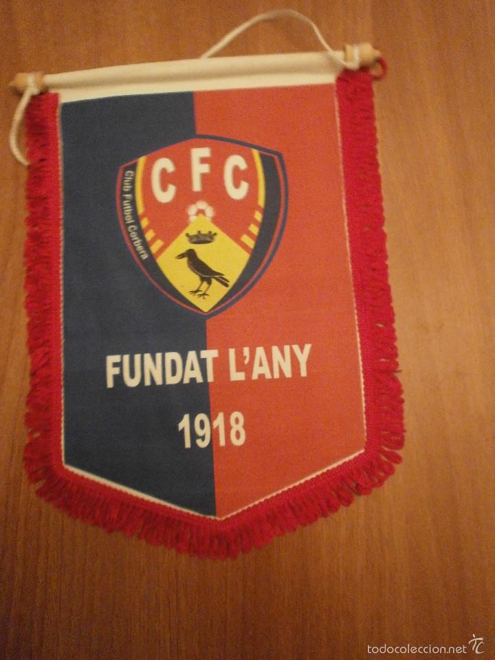 Fanions de collection: BANDERIN.CLUB FUTBOL CORBERA FUNDAT L&acute;ANY 1918