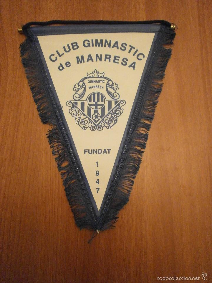Fanions de collection: BANDERIN. CLUB GIMNASTIC DE MANRESA FUNDAT 1947