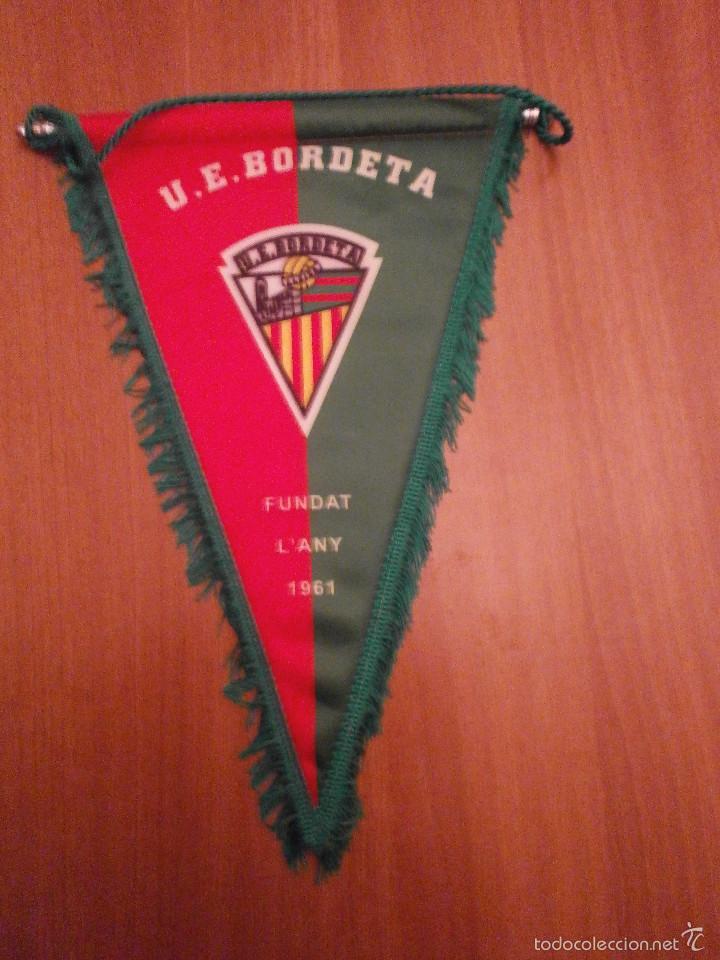Fanions de collection: BANDERIN. U.E. BORDETA FUNDAT L&acute;ANY 1961