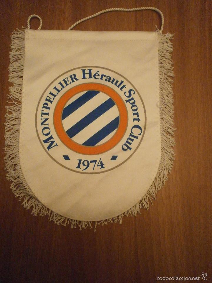 Fanions de collection: BANDERIN. MONTPELLEER HERAULT SPORT CLUB 1974