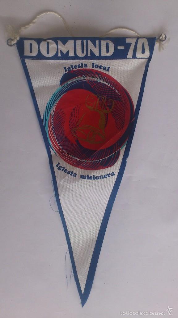 Sammlung von Wimpeln: BANDERIN DE TELA, DOMUND - 70 IGLESIA MISIONERA